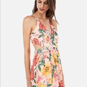 EXPRESS Chiffon Floral Maxi Dress